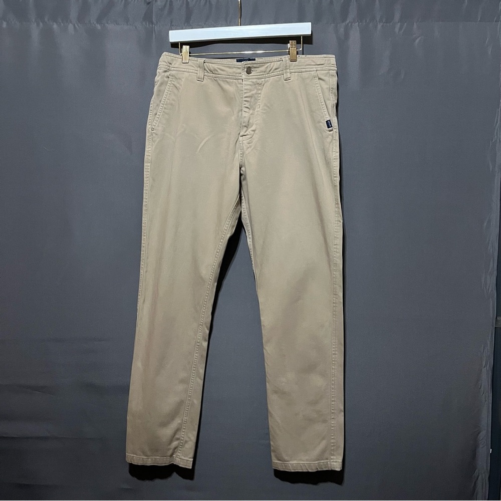 Rip Curl Mens Chino Pants Size 34 Khaki Tan Stretch The Searchers Straight Leg